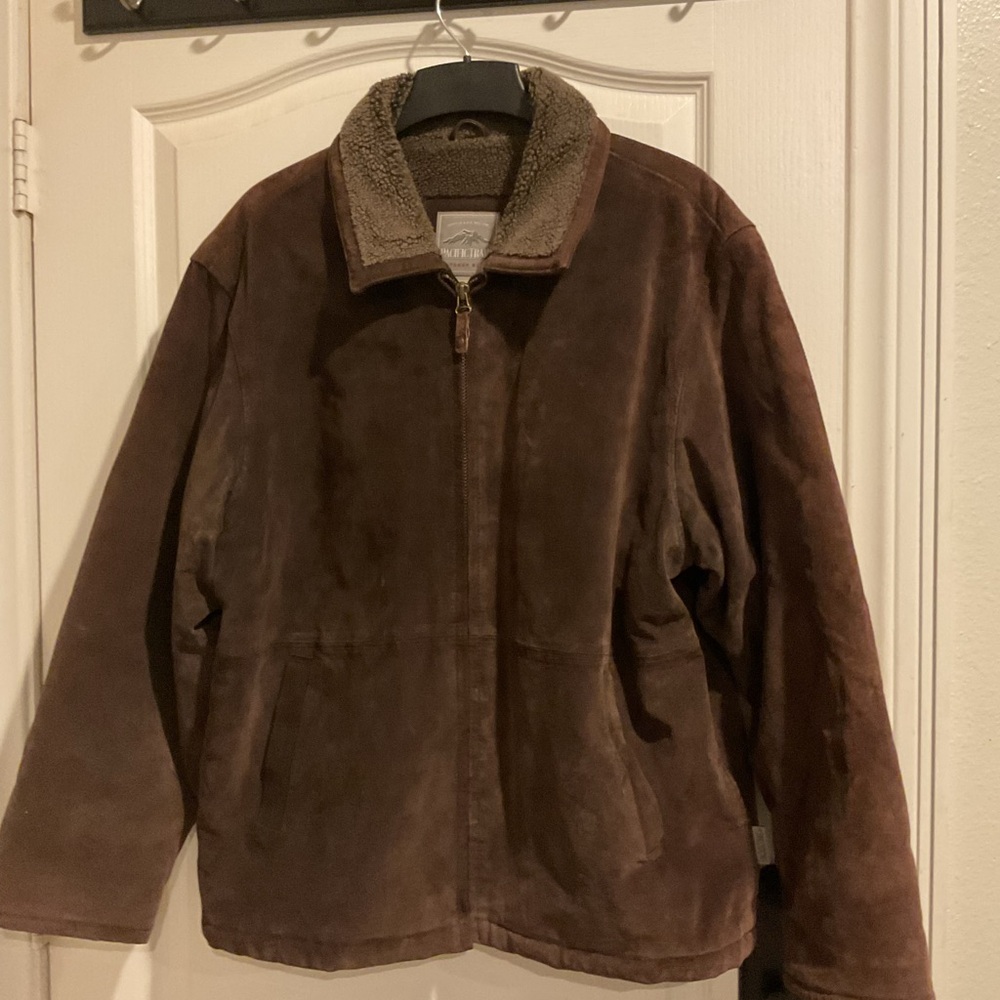 Pacific Trail Men's Dark Brown Suede Jacket